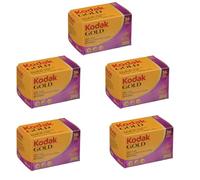 KODAK Kodacolor Gold 200 35mm Color Negative Roll Film, 200 ISO, 36 Exposure, 5-Pack