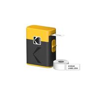 KODAK Label ERA M50 Label Maker Machine, Yellow (Label Printer with 1 Roll Sticker Label)