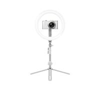 KODAK LED Selfie Ring Light - Tripod, Smartphones, Small DSLRs, Action Cameras, Remote Trigger, Adjustable Brightness and Color Balance, 1600 Lumens - White