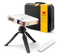 KODAK Luma 450 Portable Smart Mini Projector, 1080p, White, Pocket | Android 9.0 App Streaming, 150" Screen, Auto Vertical Keystone, 4K Input, 2.5-Hr Eco Mode, Movie Projector, Travel Projector