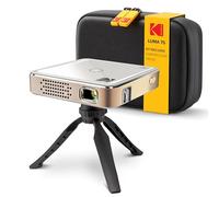 Kodak Luma 75 Ultra Mini Pocket Projector Standard Kit - Built-in Rechargeable Battery and Speaker, HDMI/USB/microSD, Speaker Built-in, Includes Tripod & Travel Case