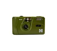 KODAK M35 DA00254-35mm Rechargeable Camera, Fixed Wide Angle Lens, Optical Viewfinder, Built-in Flash, AAA Battery - Olive Green