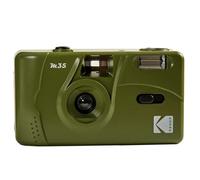 KODAK M35 DA00254-35mm Rechargeable Camera, Fixed Wide Angle Lens, Optical Viewfinder, Built-in Flash, AAA Battery - Olive Green