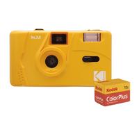 Kodak M35 Film Camera Reusable 35mm Fixed Focus - Yellow - Camera + 1