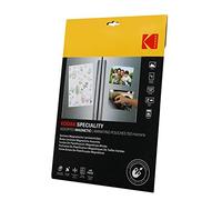 | Magnetic Laminating Pouches | Pack of Assorted Sizes | PK 10, 3pcs x A4, 4pcs 6" x 4", 3pcs 5" x 7" | 150 Micron Thickness | KODAK Brand Quality,