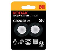 Kodak Max Premium Ultra Cr2025 Lithium Battery 2 Units