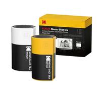 KODAK Memo Shot Mini Instant Digital Camera & Label Maker, Yellow & White Dual Bundle with 11 Rolls, Fun DIY Camera for Kids & Adults, Labels & Crafts