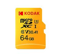 Kodak Micro SD Card 64GB TF Card U3 A1 V30 Memory Card 100MB/s Reading Speed 4K Video Record (1 PACK)