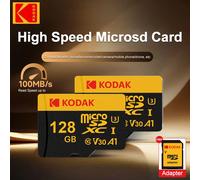 KODAK Micro SD Memory Card 64gb TF Flash 32gb Class10 SD Cards 128gb 256gb 512gb U3 V30 A1 Storage Card for Car Camera PC Phone