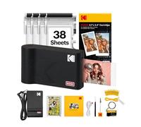 KODAK Mini 2 ERA 2x3 Portable Photo Printer, 4PASS, 38 Sheets, Black
