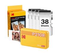 KODAK Mini 2 Retro 2x3 Portable Photo Printer, 4PASS, 38 Sheets, Yellow