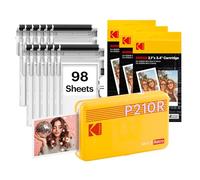 KODAK Mini 2 Retro 2x3 Portable Photo Printer, 98 Sheets, Bluetooth Smartphone Printer for iPhone & Android, Instant Color Prints, 4PASS Dye Sublimation, Yellow