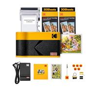 KODAK Mini 2 Retro 2x3 Portable Photo Printer, Bluetooth Smartphone Printer for iPhone & Android, Instant Color Prints, 4PASS Dye Sublimation (Yellow, Gift Bundle)