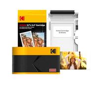 KODAK Mini 2 Retro 2x3 Portable Photo Printer, Bluetooth Smartphone Printer for iPhone & Android, Instant Color Prints, 4PASS Dye Sublimation (Yellow, 38 Sheets)