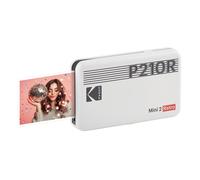 KODAK Mini 2 Retro 4PASS Portable Photo Printer (2.1x3.4") + 8 Sheets, Black Premium Quality- White
