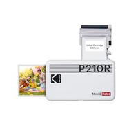 KODAK Mini 2 Retro 4PASS Portable Photo Printer (2.1x3.4") + 8 Sheets, Black Premium Quality- White