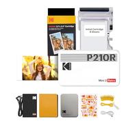 KODAK Mini 2 Retro 4PASS Portable Photo Printer (2.1x3.4 inches) Initial 8 Sheets + 30 Sheet Pack, Gift Bundle, White