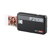 KODAK Mini 2 Retro 4PASS Portable Photo Printer (2.1x3.4 inches) + Initial 8 Sheets, Black