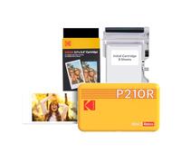 KODAK Mini 2 Retro 4PASS Portable Photo Printer for iPhone & Android, 5.3x8.6cm Instant Prints, 38 Sheet Bundle, Yellow