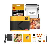 KODAK Mini 3 Era 3x3'' Portable Photo Printer, Bluetooth Smartphone Printer for iPhone & Android, Instant Color Prints, 4PASS Dye Sublimation (Yellow, Gift Bundle)
