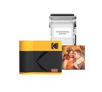 KODAK Mini 3 Era 3x3'' Portable Photo Printer, Bluetooth Smartphone Printer for iPhone & Android, Instant Color Prints, 4PASS Dye Sublimation (Yellow, 8 Sheets)