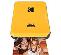 KODAK Mini 3 Square Portable Wireless Mobile Photo Printer, Print Social Media Photos with iOS & Android Through Bluetooth, Real Photo (3 x 3), 4Pass Technology - Yellow
