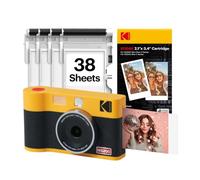 KODAK Mini Shot 2 ERA 2x3 Instant Camera, Photo Printer, 38 Sheet, Yellow | Bluetooth, iPhone & Android Smartphone Compatible, 13MP Camera, Retake Before Printing, Water, Fingerprint & Fade Resistant