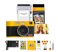 KODAK Mini Shot 2 ERA 4PASS 2-in-1 Instant Camera and Photo Printer (2.1x3.4 inches), Initial 8 Sheets + 60 Sheets Pack, Accessory Bundle, Yellow