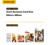 KODAK Mini Shot 2 ERA 4PASS 2-in-1 Instant Camera and Photo Printer (5.3 x 8.6 cm) (Photo Printer + 8 Sheets, Yellow)