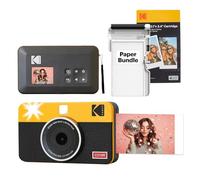 Kodak Mini Shot 2 Retro 2-in-1 Portable Instant Camera & Photo Printer Yellow + 60 Sheets Bundle