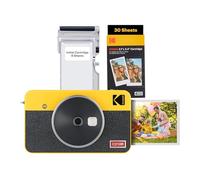 Kodak Mini Shot 2 Retro 2-in-1 Portable Instant Camera & Photo Printer Yellow + 60 Sheets Bundle