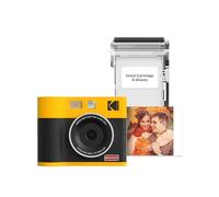 KODAK Mini Shot 3 ERA 3x3 Instant Camera, Photo Printer, 8 Sheets, Yellow | Bluetooth, iPhone & Android Smartphone Compatible, 13MP Camera, Retake Before Printing, Water, Fingerprint & Fade Resistant