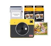 Kodak C300R Mini Shot 3, Instant Camera & Photo Printer, Wireless, Compatible with Bluetooth Devices, 68 Photos Included (3x3"), Yellow
