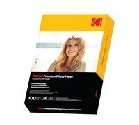 KODAK Photo Paper (A4) Super Glossy - 210x297mm - 240gsm - 100 Sheets | Universally Compatible with HP, Epson, Canon Inkjet Printers, Perfect Printing for Premium Vivid, High-Impact Photos