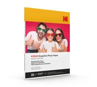 KODAK Photo Paper Gloss 8.5 X 11 SNAPSHOT 25 count 48lb-180 g/m 2 - 8