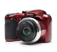 KODAK Pixpro AZ252 - 16 Megapixel Bridge Digital Camera, 25X Optical Zoom, HD 720p Video, 24mm Wide Angle, Optical Image Stabilizer, 3" LCD Screen - Red