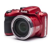 KODAK Pixpro AZ421 - Digital Bridge Camera, 42X Optical Zoom, 24mm Wide-Angle, 16 Megapixels, 3" LCD, 720p HD Video, OIS, Li-ion Battery - Red