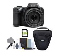 Kodak PIXPRO AZ528 16MP Astro Zoom Digital Camera Bundle (Black) | 64GB Memory Card, 3-Inch LCD Display, Case with Accessories, (3 items)