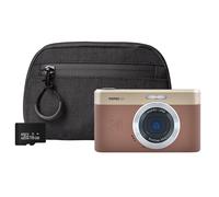 Kodak PIXPRO C1 13MP 4x Digital Zoom Compact Camera - Brown (Camera + 16GB MicroSD Card + Compact Case)