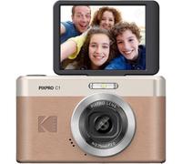 KODAK Pixpro C1 - Ultra-Compact Digital Camera | 13MP BSI CMOS, 4X Zoom, 2.8" LCD Screen, LED Flash - Marron