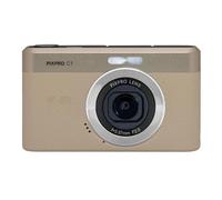 Kodak PIXPRO C1 Friendly Zoom Digital Camera - 13MP Compact Point and Shoot with 2.8” 180° Tilt LCD Flip Screen, Retro Vintage Design with 4X Zoom and 1080P Full HD Video for Travel, Vlogging, Tan