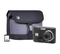 Kodak PIXPRO FZ45 Camera inc Shoulder Bag with Compartment & 32GB SD - Black