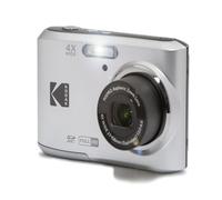 Kodak PIXPRO FZ45 16MP 4x Zoom Compact Camera - Sliver | 1080p HD video, 27mm wide-angle lens, 2.7" LCD screen,AA Batteries
