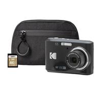 KODAK PIXPRO FZ45 Compact Camera Kit with Carry Bag & 32 GB SD Card - Black, Black