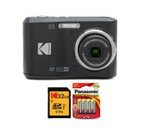Kodak PIXPRO FZ45 Digital Camera (Black) Bundle with 32GB Class 10 UHS-I U1 SDHC Memory Card and AA High-Performance Alkaline Batteries (4-Pack) (3