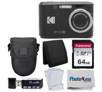 Kodak PIXPRO FZ45 Digital Camera + Case + 64GB SD Card + Wallet + USB Card Reader