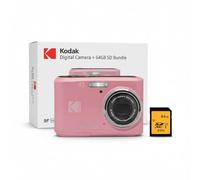 Kodak PIXPRO FZ45 Friendly Zoom 16MP Digital Camera Bundle (Pastel Pink)