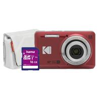 Kodak Pixpro FZ55 16MP 5x Zoom Digital Camera - PINK, RED or SILVER Bundle