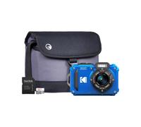 Kodak PIXPRO Tough Compact Digital Camera + Sandisk 32GB SD Card + System Bag Bl