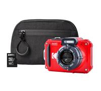 Kodak PIXPRO WPZ2 16MP 4x Zoom Tough Compact Camera (Camera + 32GB MicroSD Card + System Bag)